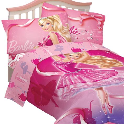 barbie twin bed set|barbie comforter set twin.